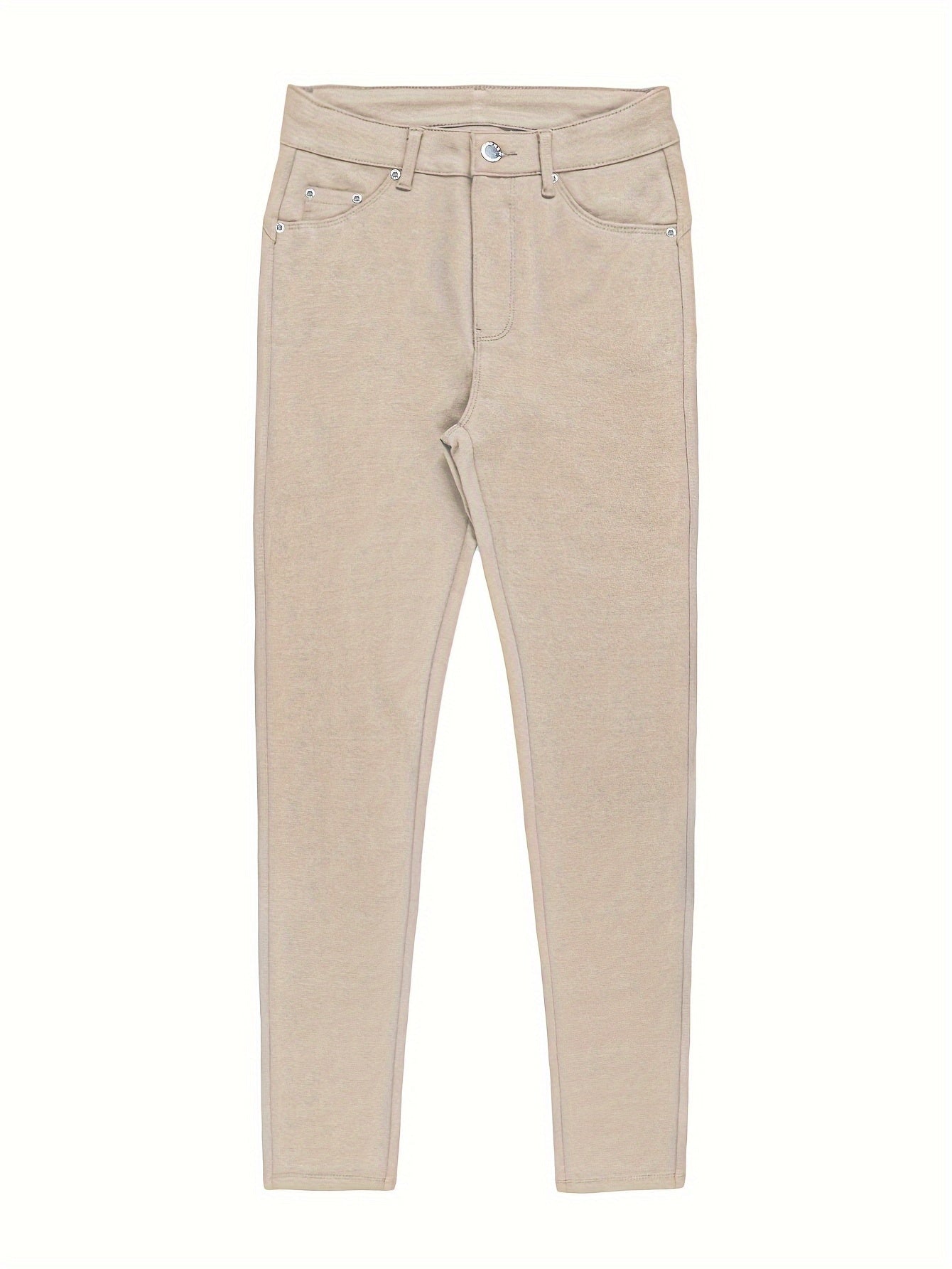 CY038 Women's Casual Elastic Waist Pants, Soft