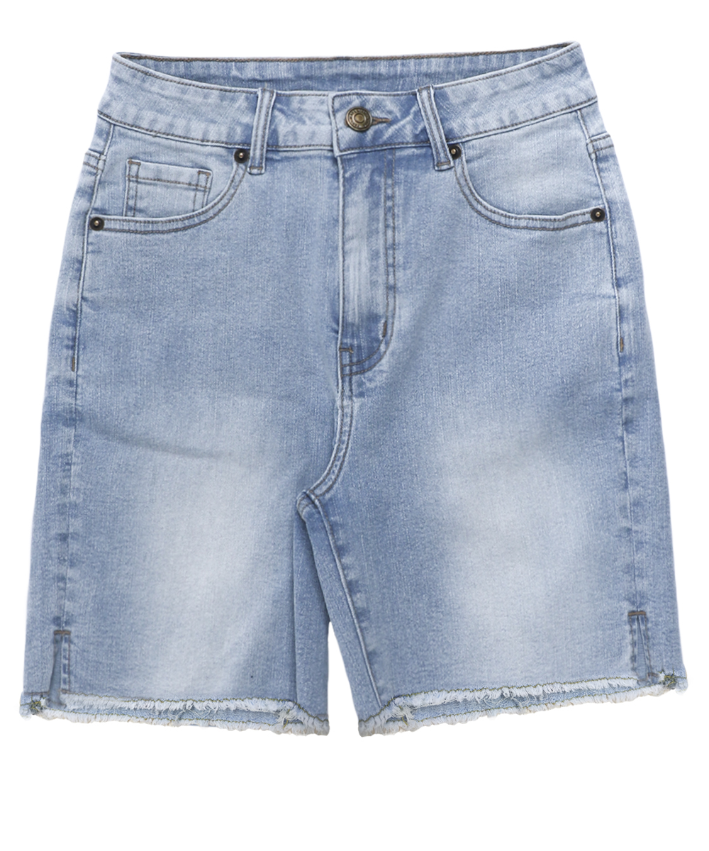 GILIPUR Womens Stretchy Jean Shorts