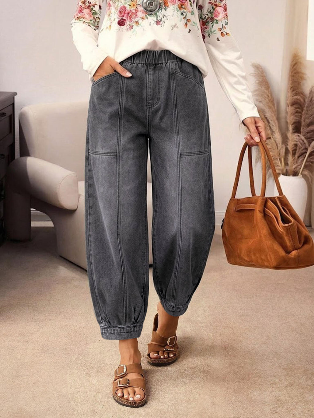 L1031 Women's Flare Jeans, High-Waist Stretch 