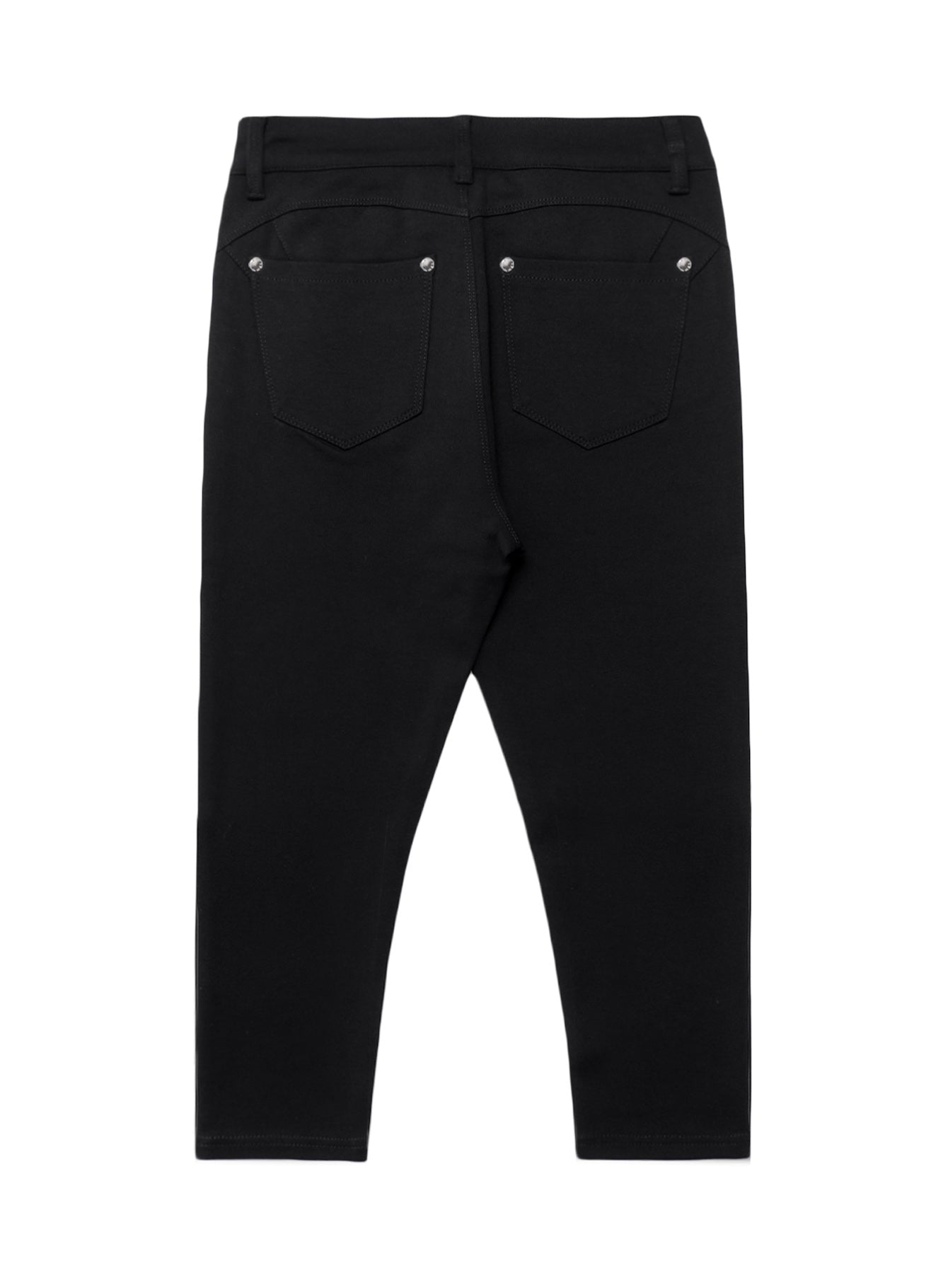 Women High Waist Ultra Stretch Skinny Capri Jeans - Black Bling Bling