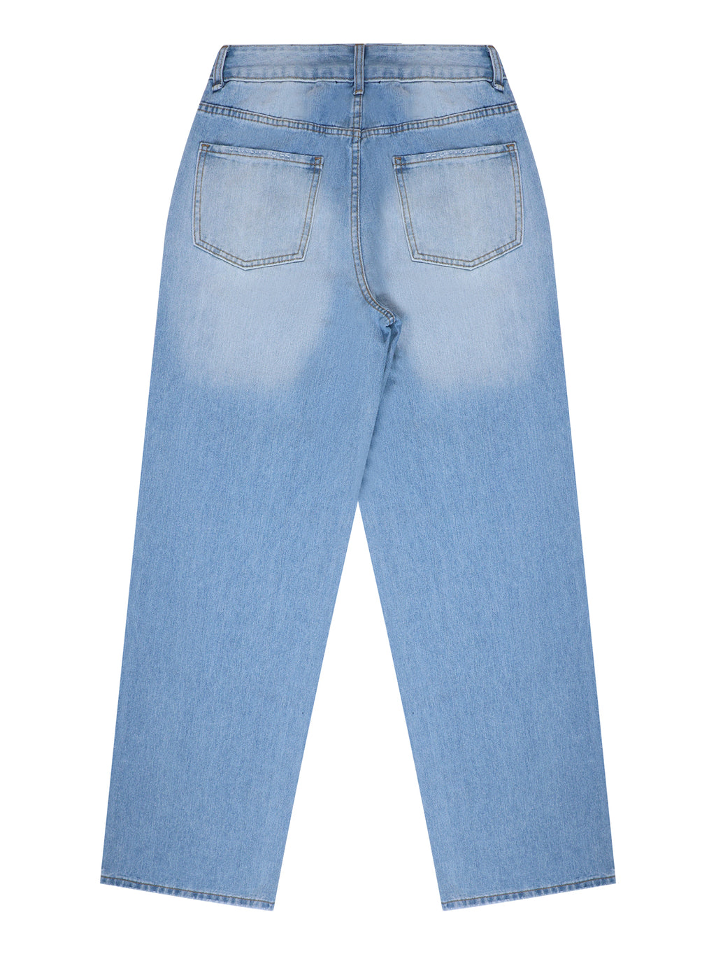 GILIPUR Women's High Waisted Baggy Wide Leg Jeans