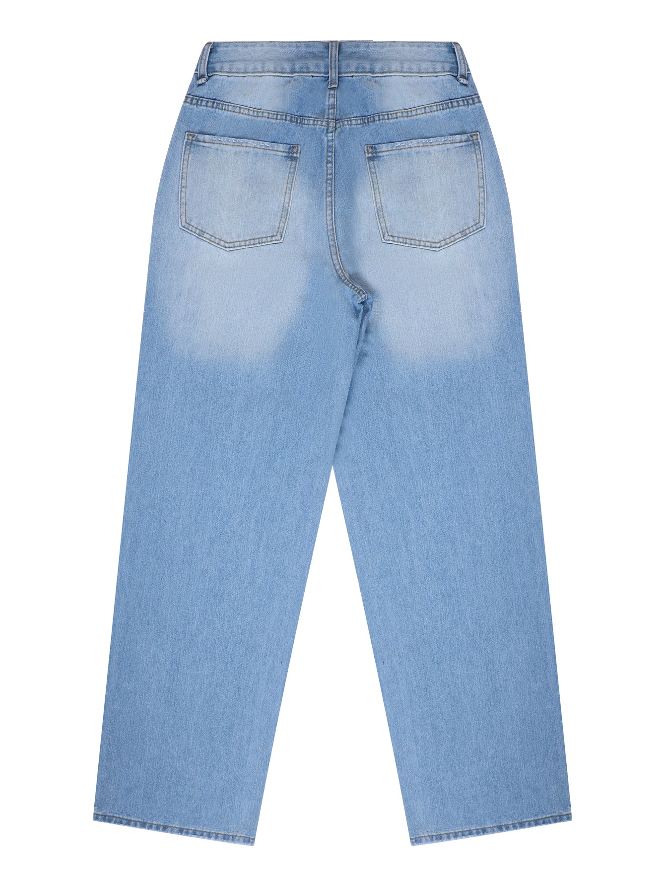 GILIPUR Women's High Waisted Baggy Wide Leg Jeans