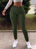 MH1114 Women's High Waist Tapered Pants, Casual