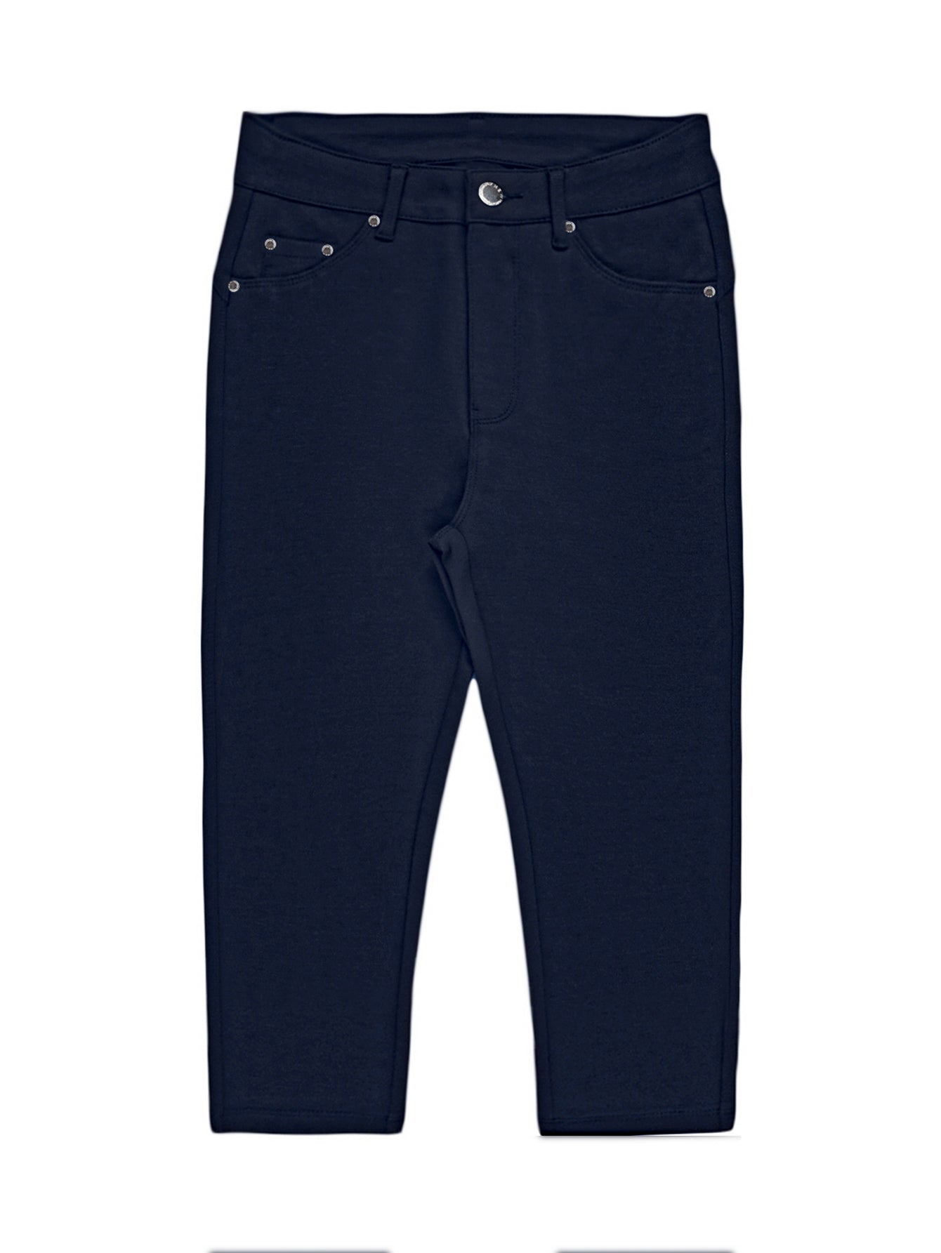 Women High Waist Ultra Stretch Skinny Capri Jeans - Dark Blue