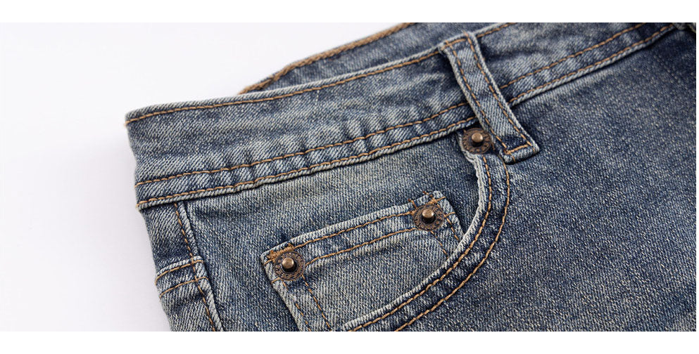 Vintage Rolled Denim Micro Shorts