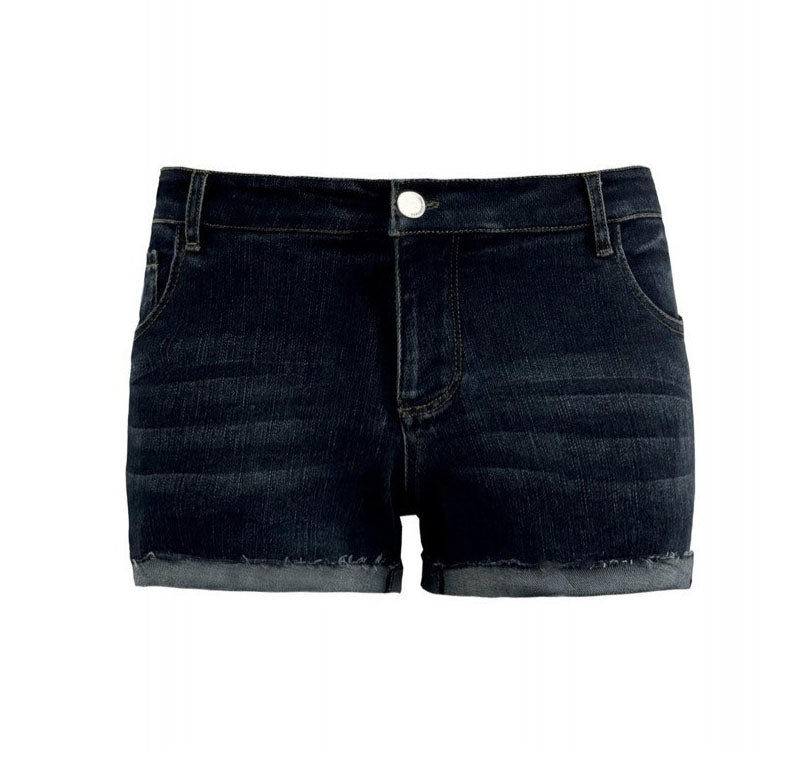 Stretchy Low Rise Jean Shorts