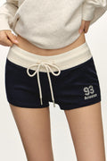 Soft Jersey Contrast Waist Lounge Shorts