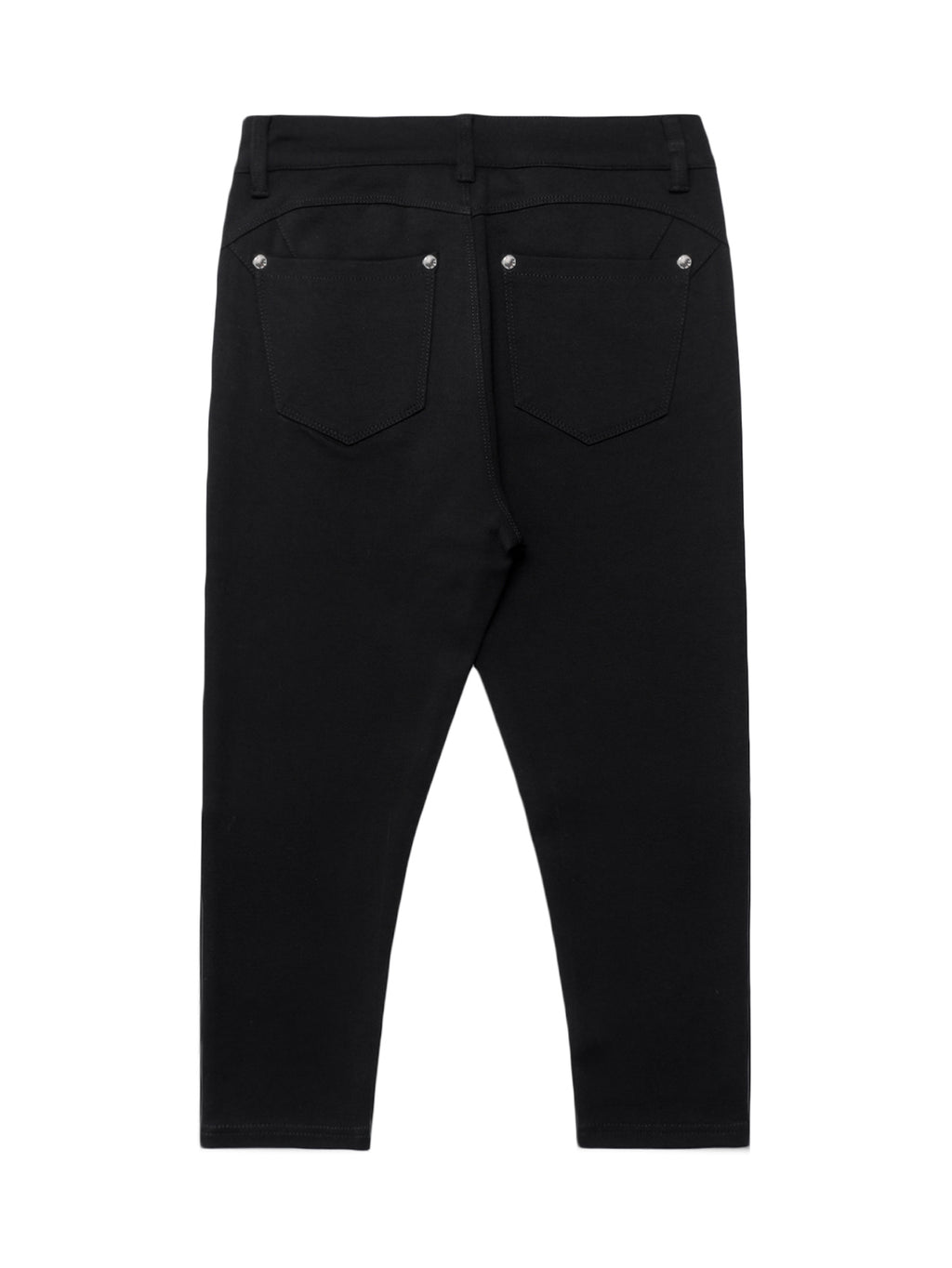 Women High Waist Ultra Stretch Skinny Capri Jeans - Black